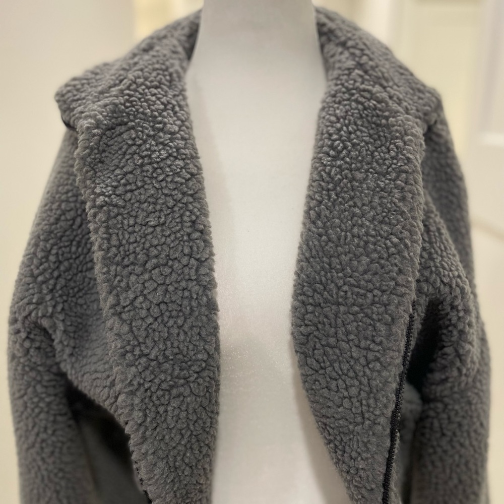Crop teddy jacket - Picture 8 of 9